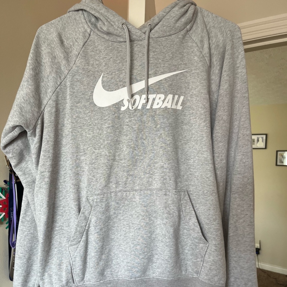 NIKE softball hoodie.